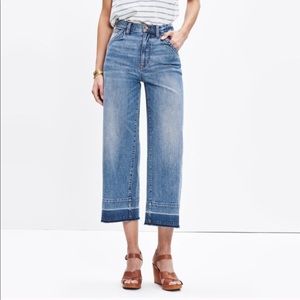 Madewell Wide Leg Crop Jeans- for Corinne